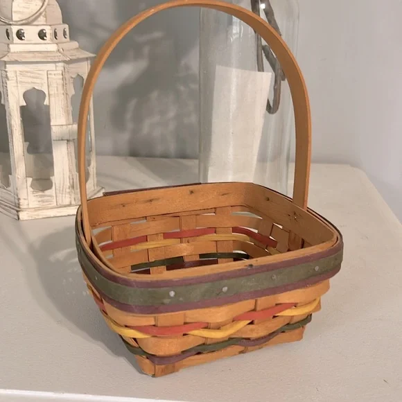 Longaberger Basket Small Handwoven Ohio USA 1998 Edition Vintage - Picture 4 of 5